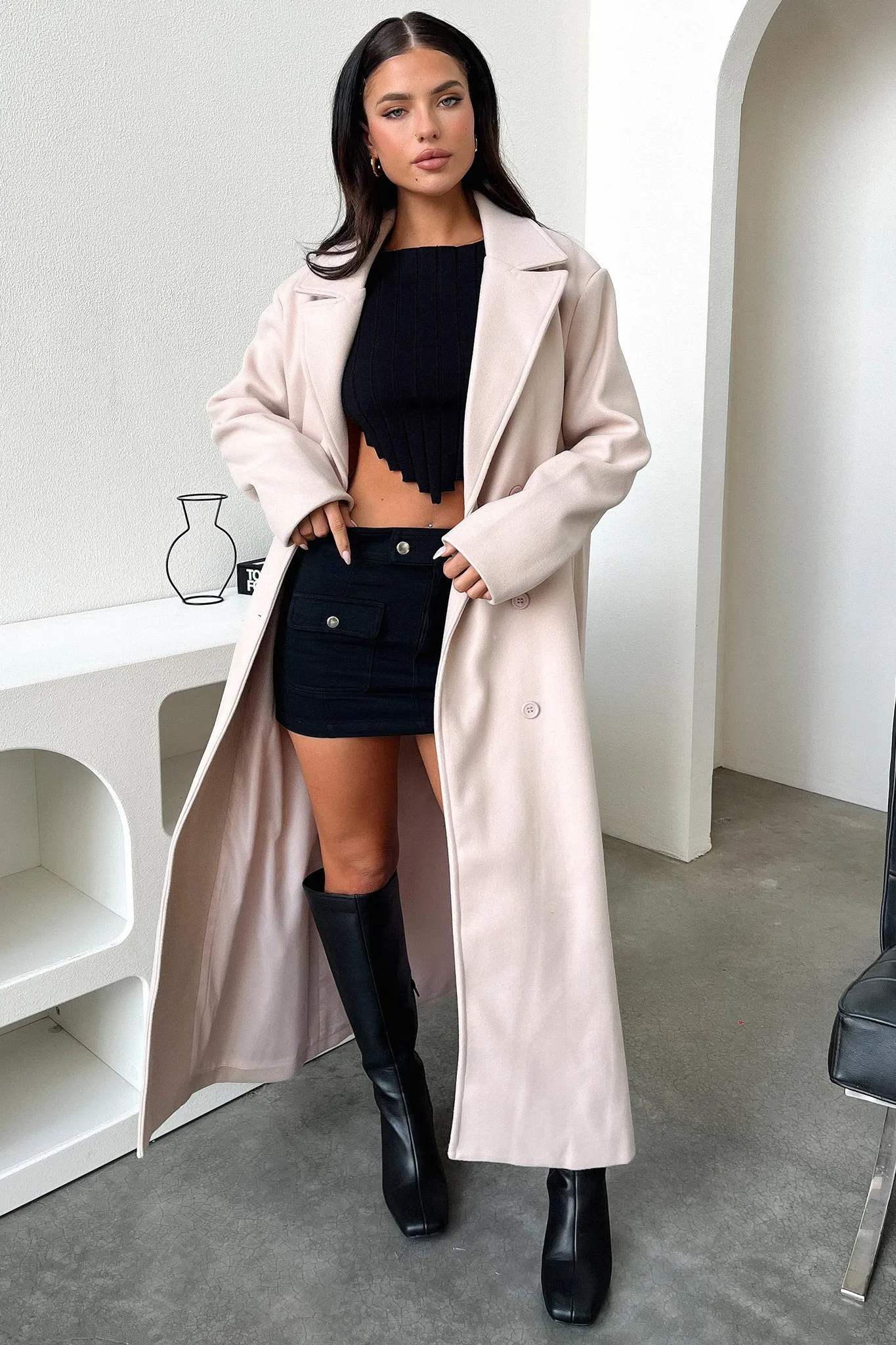 Odelia Coat - Nude sold by Thats So Fetch product image thumbnail 2