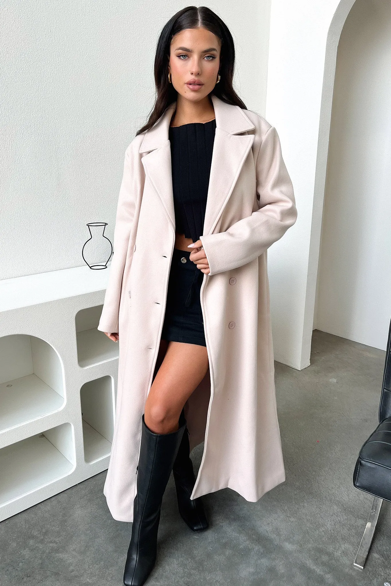 Odelia Coat - Nude sold by Thats So Fetch product image thumbnail 5