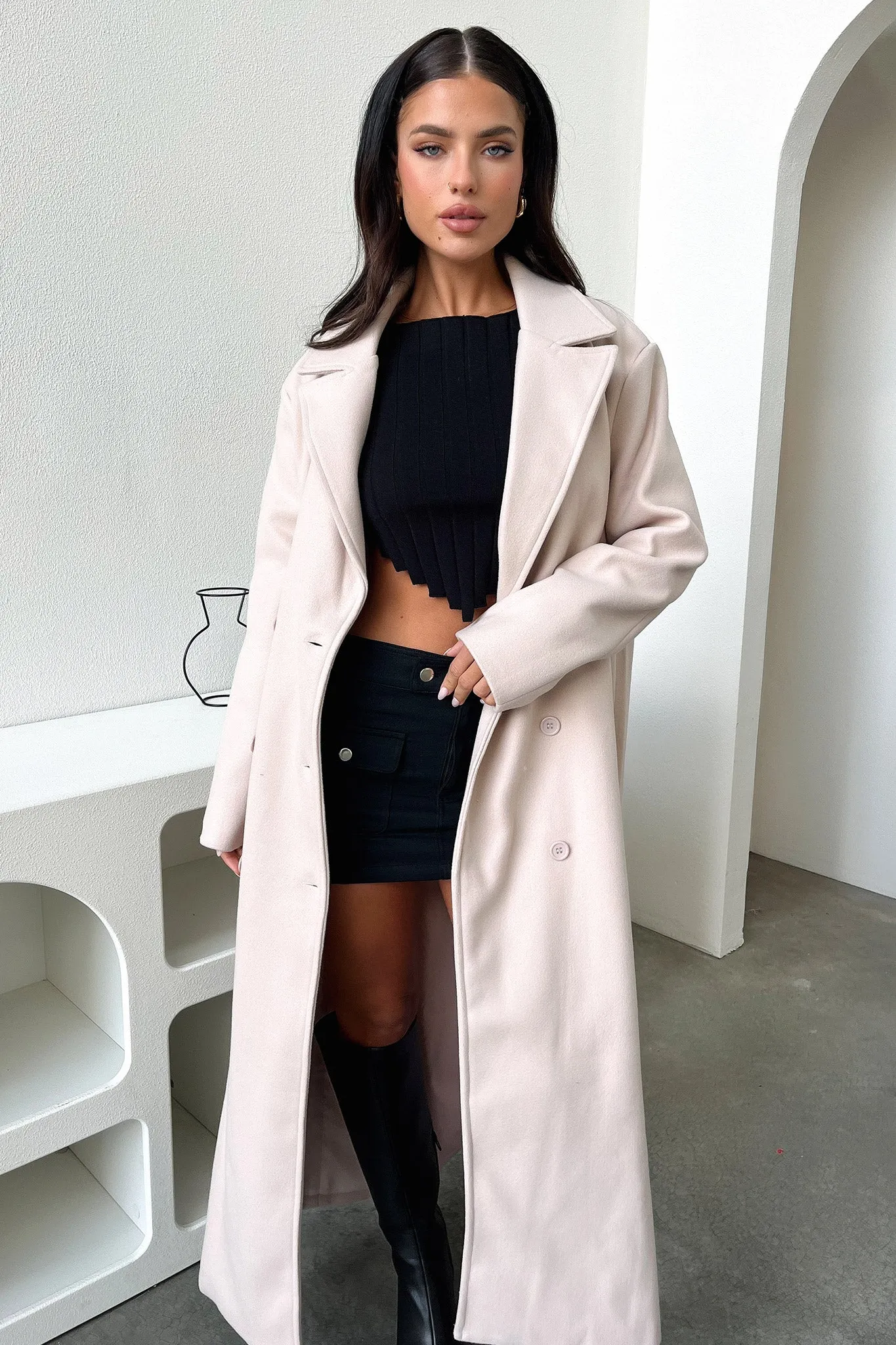 Odelia Coat - Nude sold by Thats So Fetch product image thumbnail 3