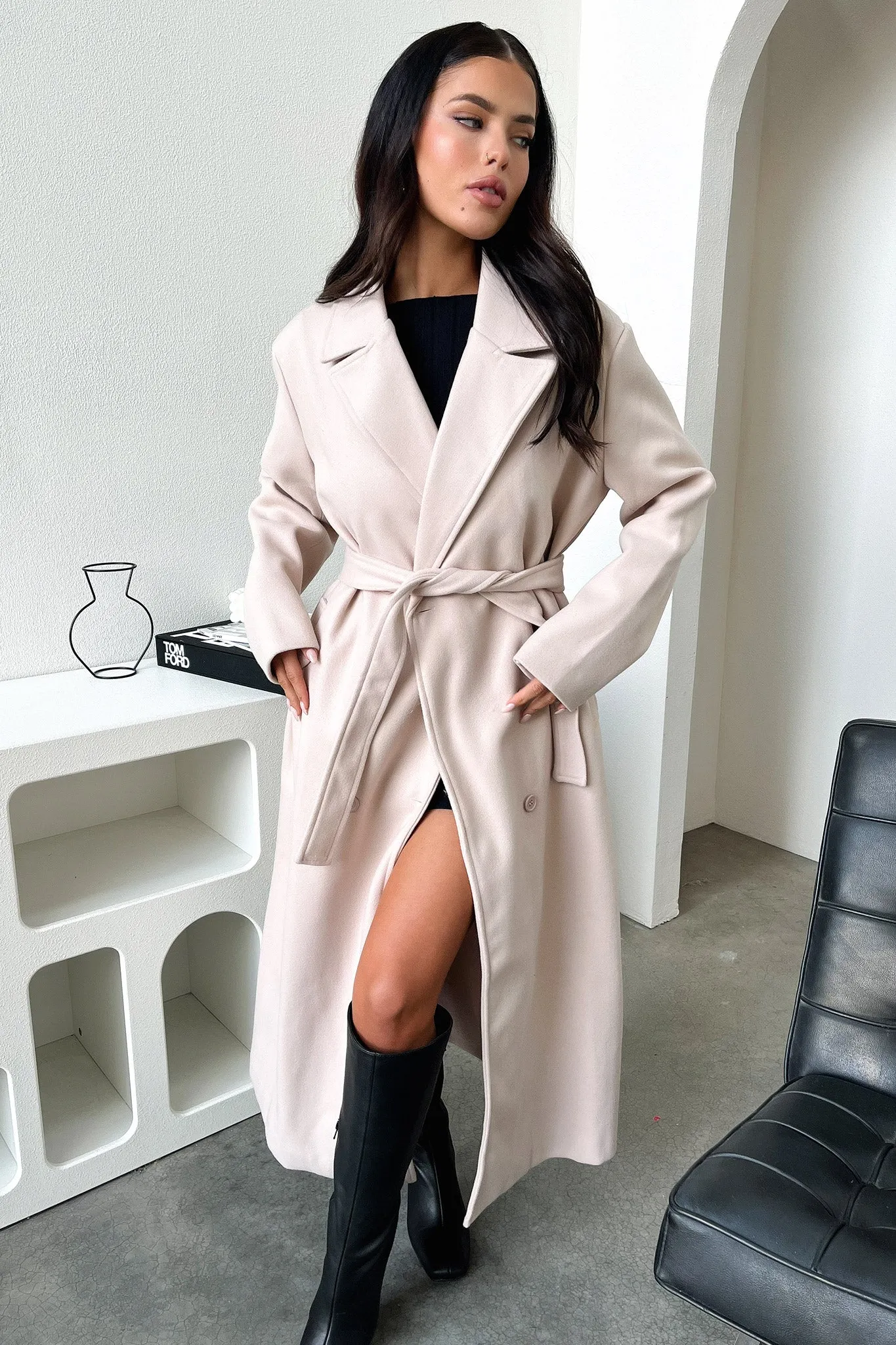Odelia Coat - Nude sold by Thats So Fetch product image thumbnail 4