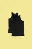 Black perforated vest / undershirt / tank (2pcs) sold by Scott Fraser Collection