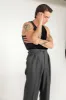 Black perforated vest / undershirt / tank (2pcs) sold by Scott Fraser Collection