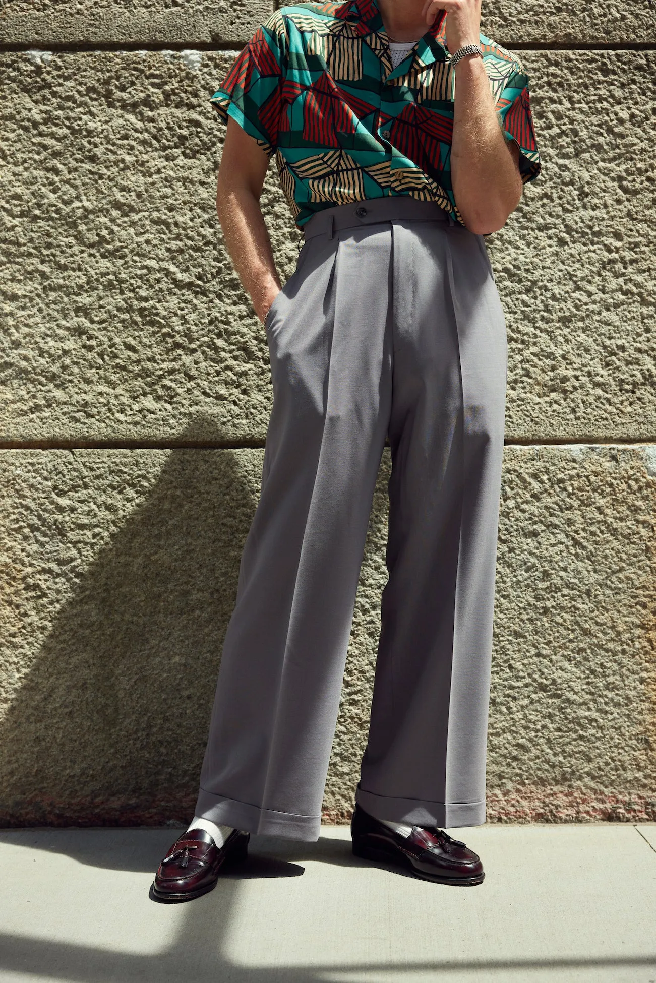 Wide boy trousers sold by Scott Fraser Collection product image thumbnail 5