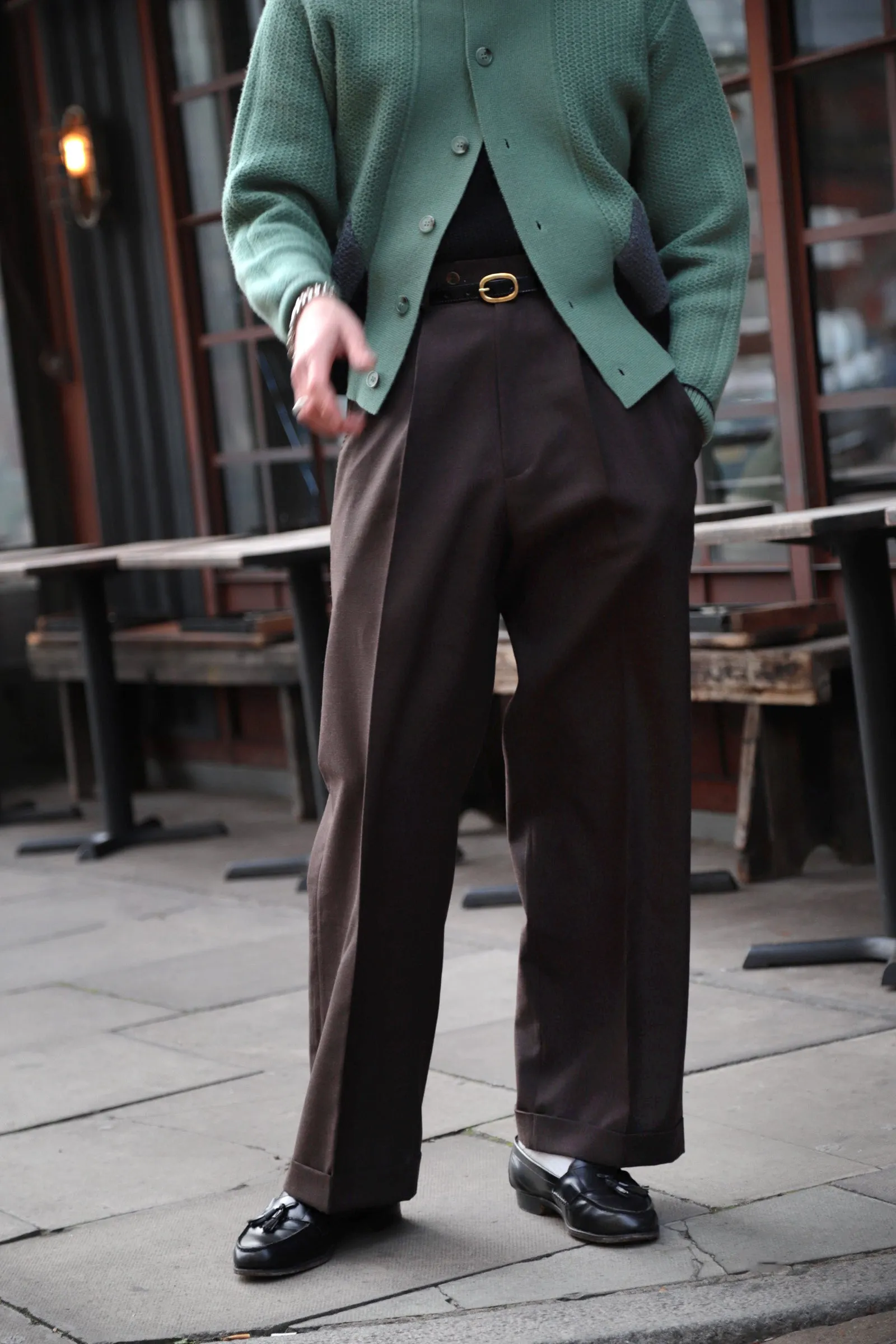 Wide boy trousers sold by Scott Fraser Collection product image thumbnail 2