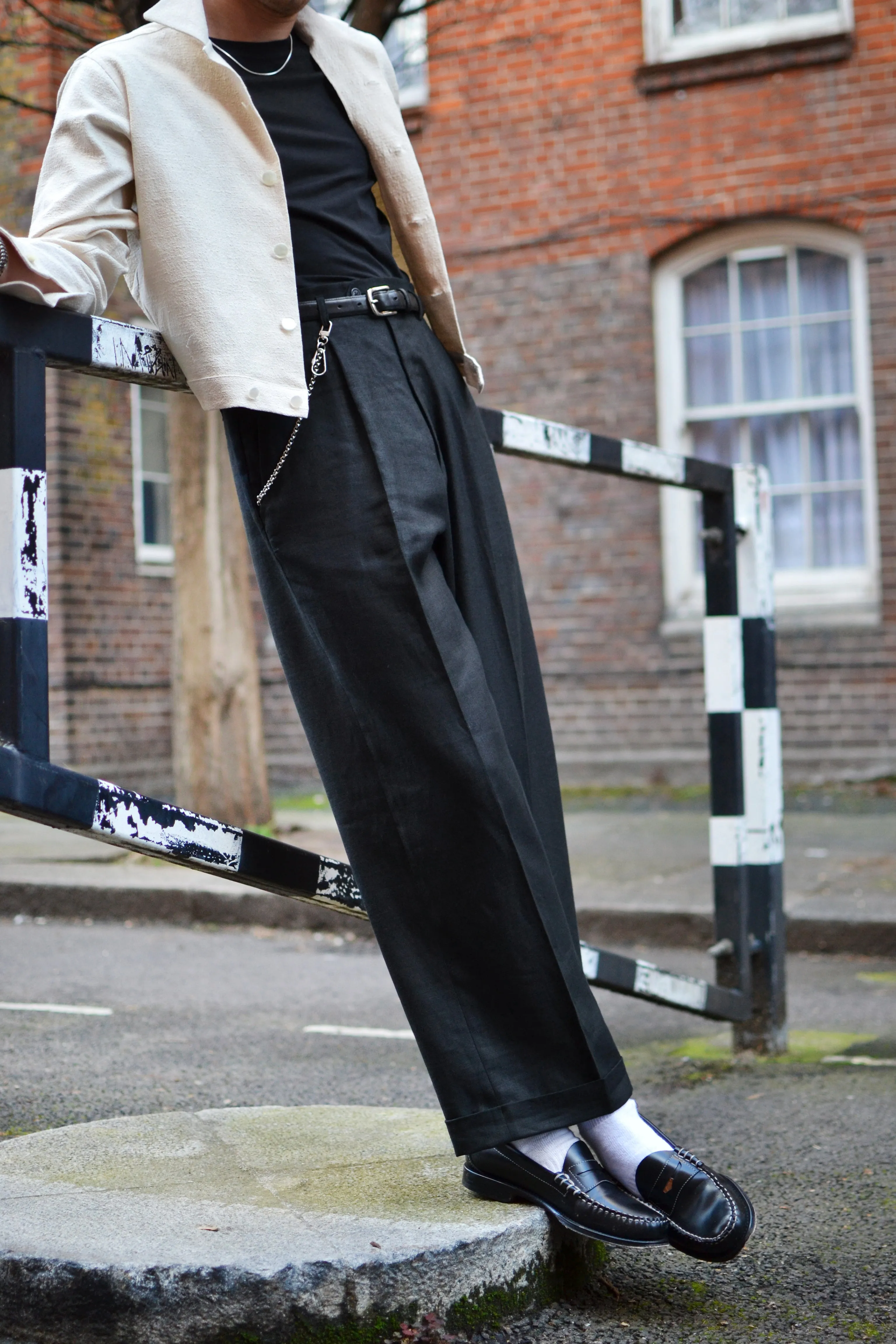 Wide boy trousers sold by Scott Fraser Collection product image thumbnail 3