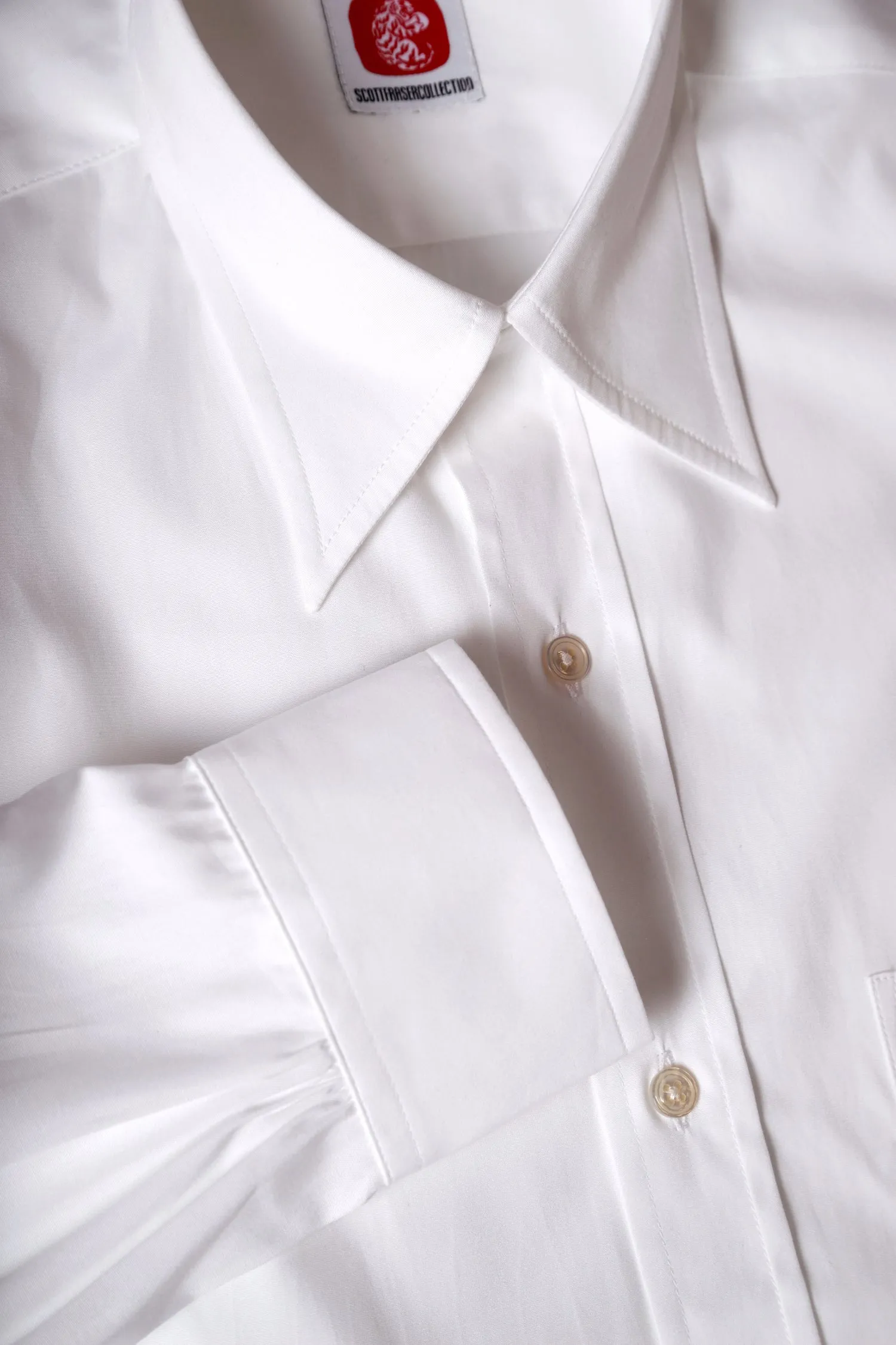Fraser spearpoint dress shirt sold by Scott Fraser Collection product image thumbnail 5