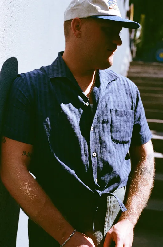 Waist-tie shirt made by Scott Fraser Collection