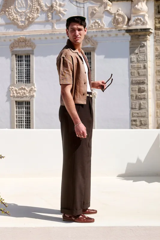 Coco textured loop pocket shirt sold by Scott Fraser Collection