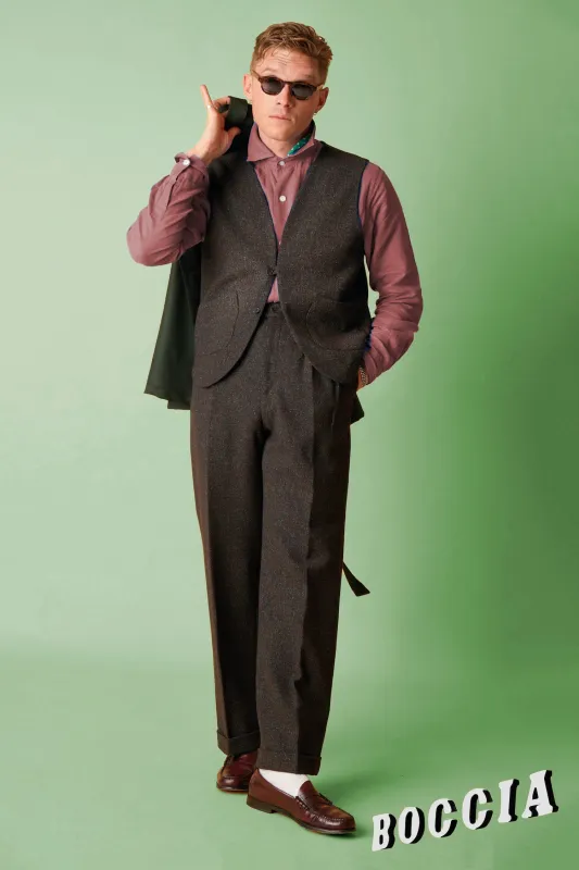 Boccia 2pc suit set - trousers and waistcoat (in Boccia fabric options) sold by Scott Fraser Collection