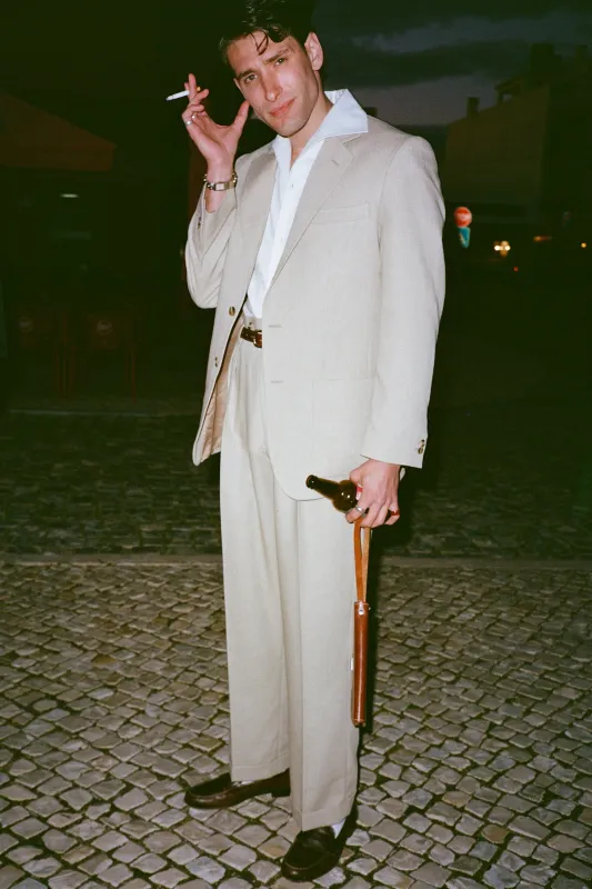 Single breasted suit made by Scott Fraser Collection