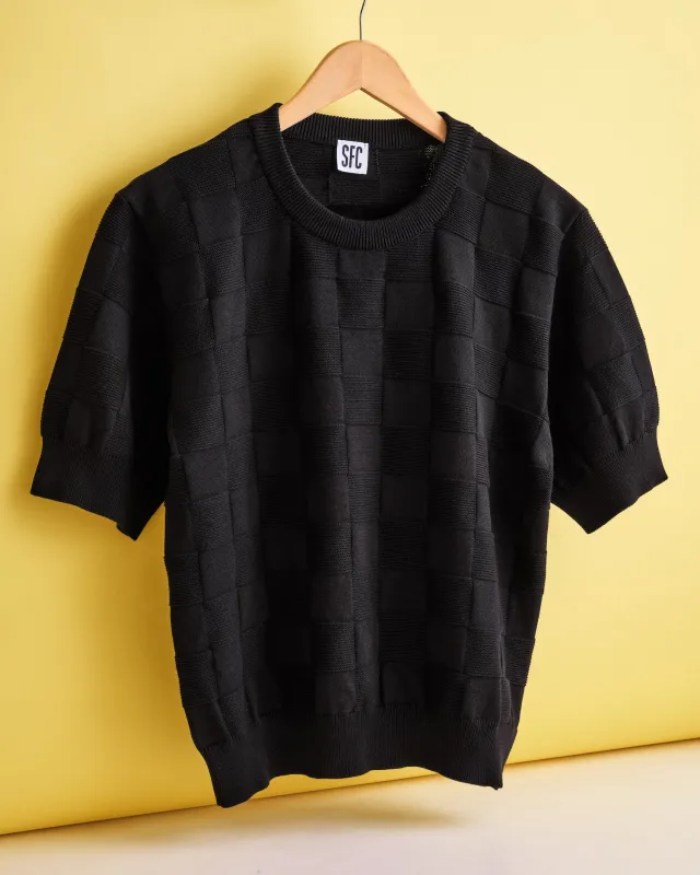 Chet knit tee made by Scott Fraser Collection