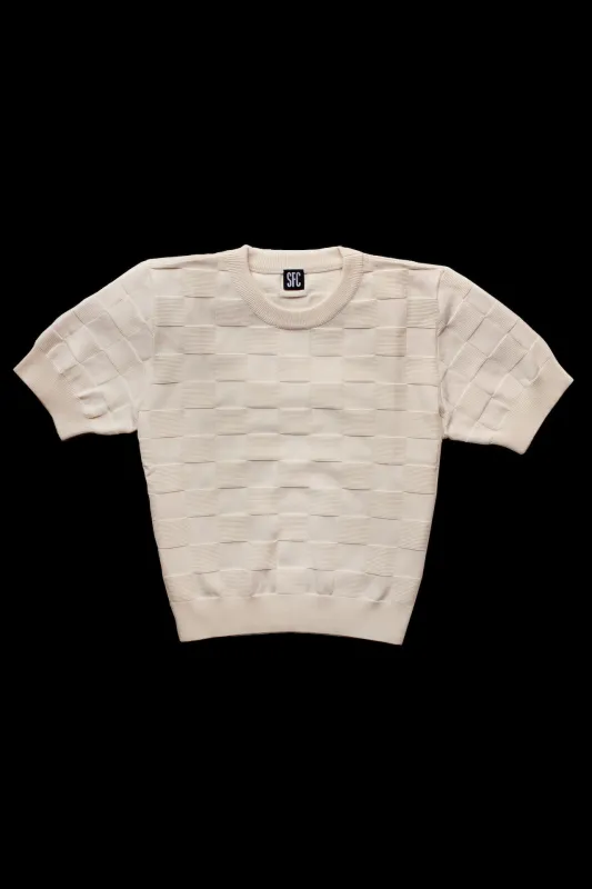 Chet knit tee made by Scott Fraser Collection