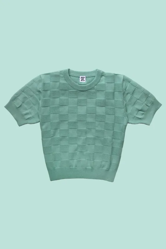 Chet knit tee made by Scott Fraser Collection