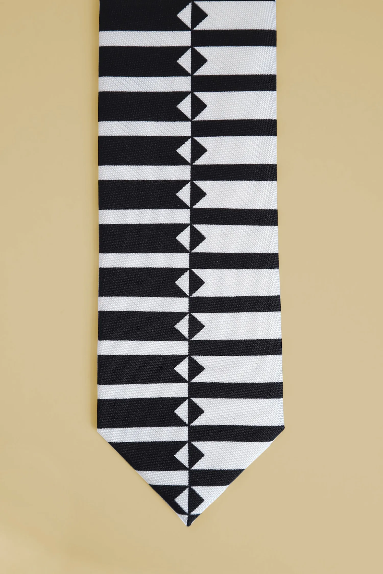 Geometric silk tie sold by Scott Fraser Collection product image thumbnail 2