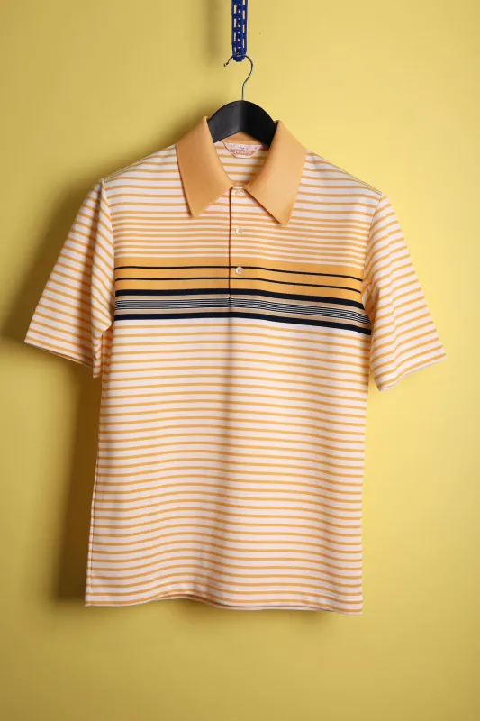 Multi stripe Polo Shirt made by Scott Fraser Collection