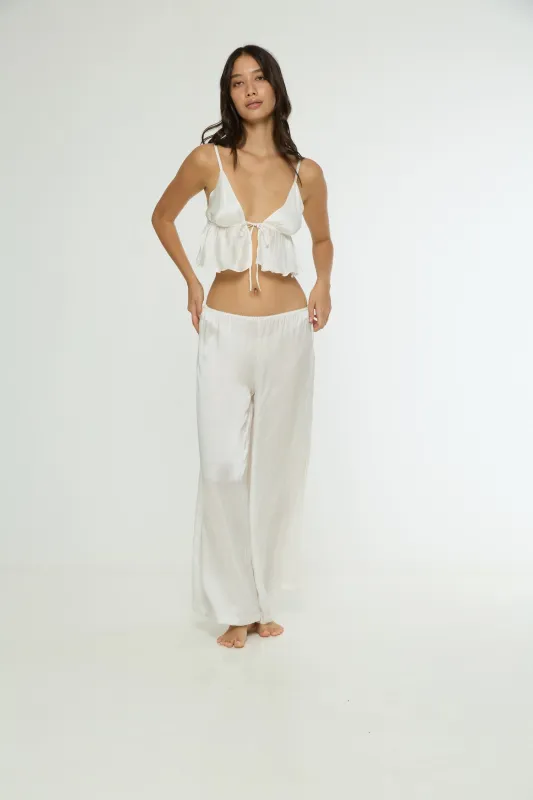 Dragonfly Romantic Peplum Bralette made by Sabia