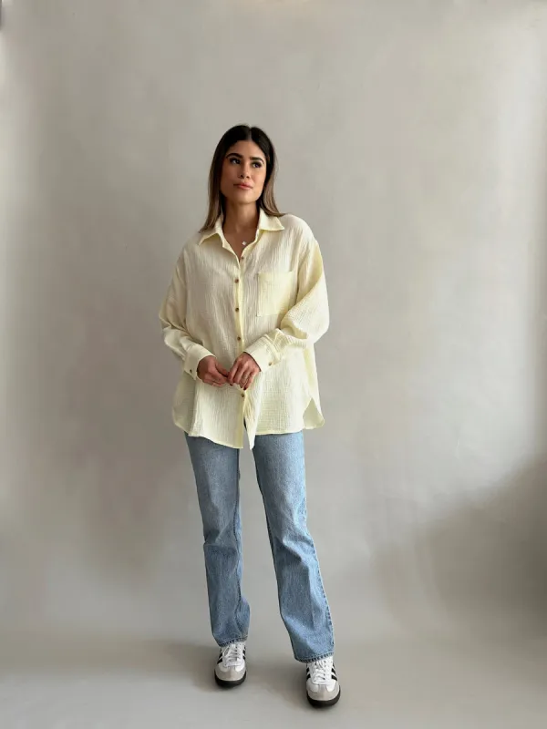 Coastal Shirt // Lemon sold by SOTE the Label