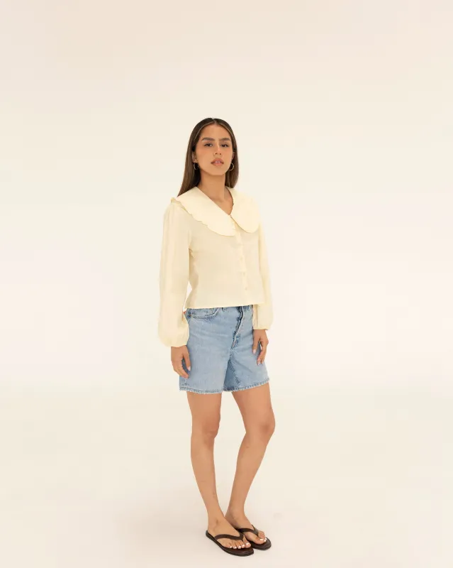 Clover Blouse // Butter sold by SOTE the Label