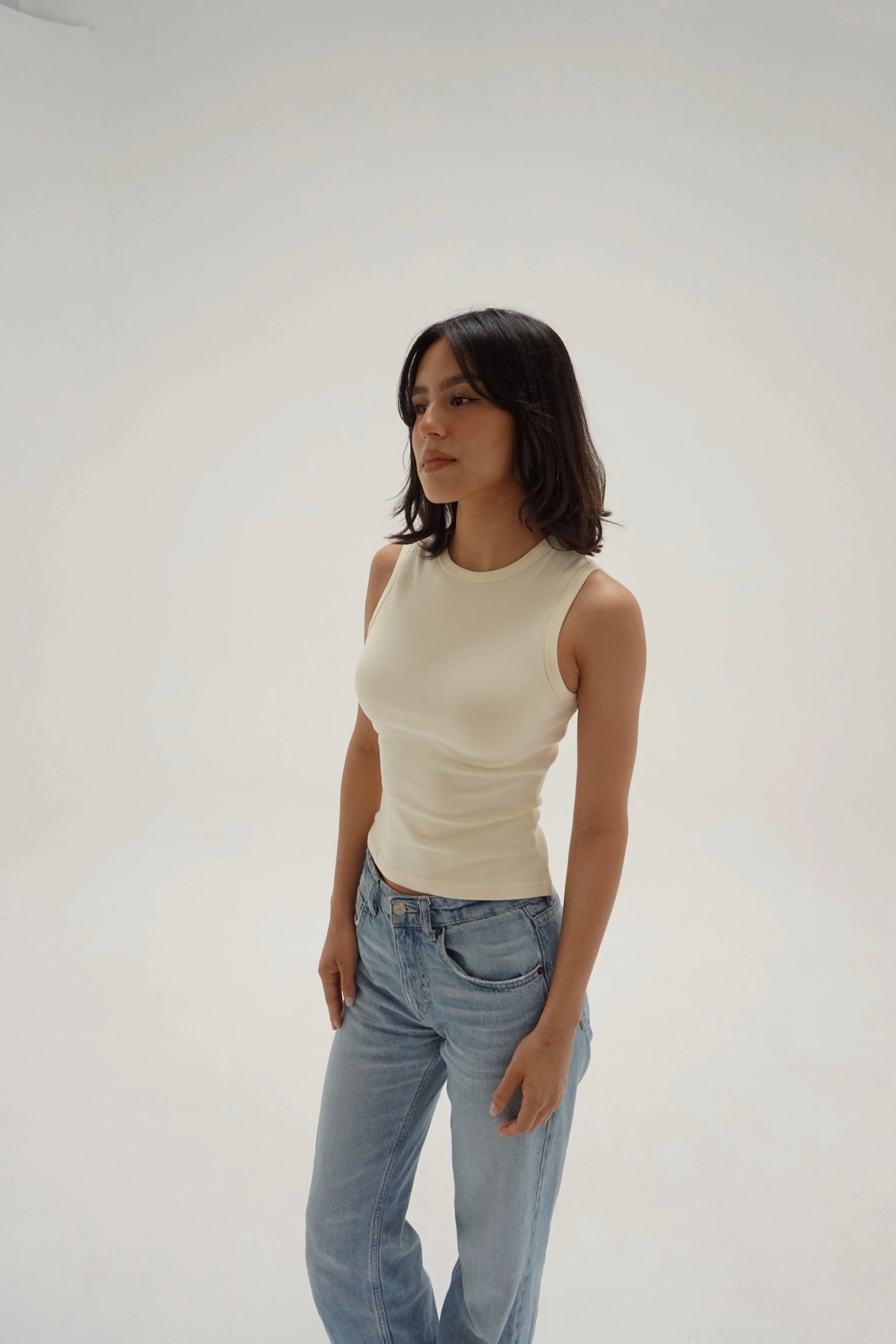 MUSCLE TANK // BUTTER sold by SOTE the Label product image thumbnail 2