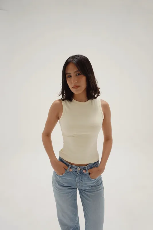 MUSCLE TANK // BUTTER sold by SOTE the Label