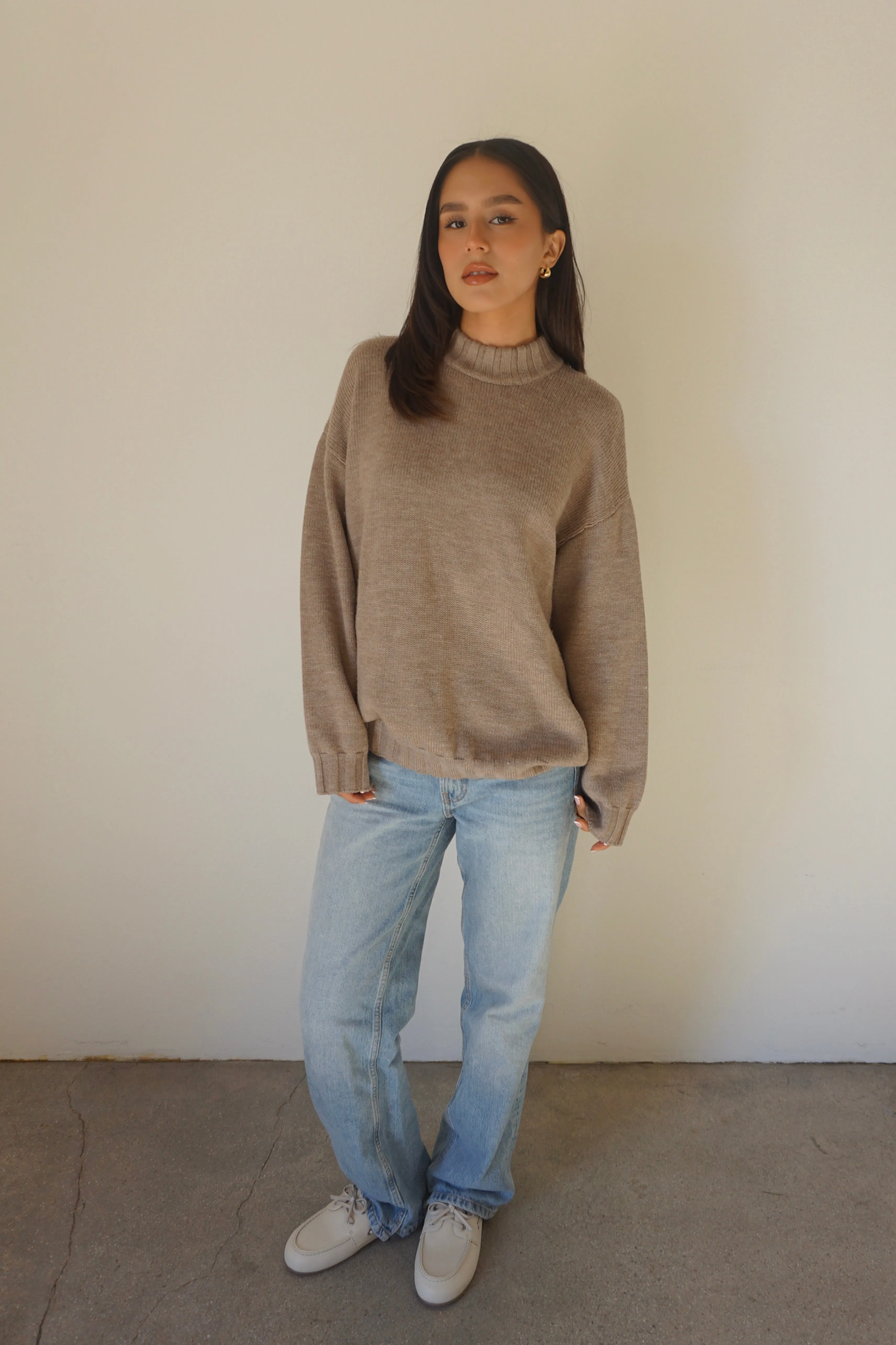 MOCK KNIT // TAUPE sold by SOTE the Label