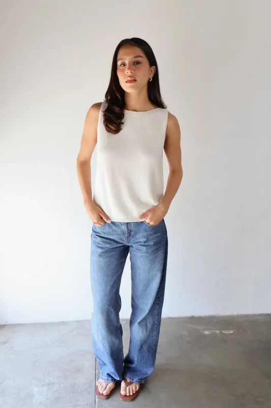 BOATNECK TANK // CHALK made by SOTE the Label
