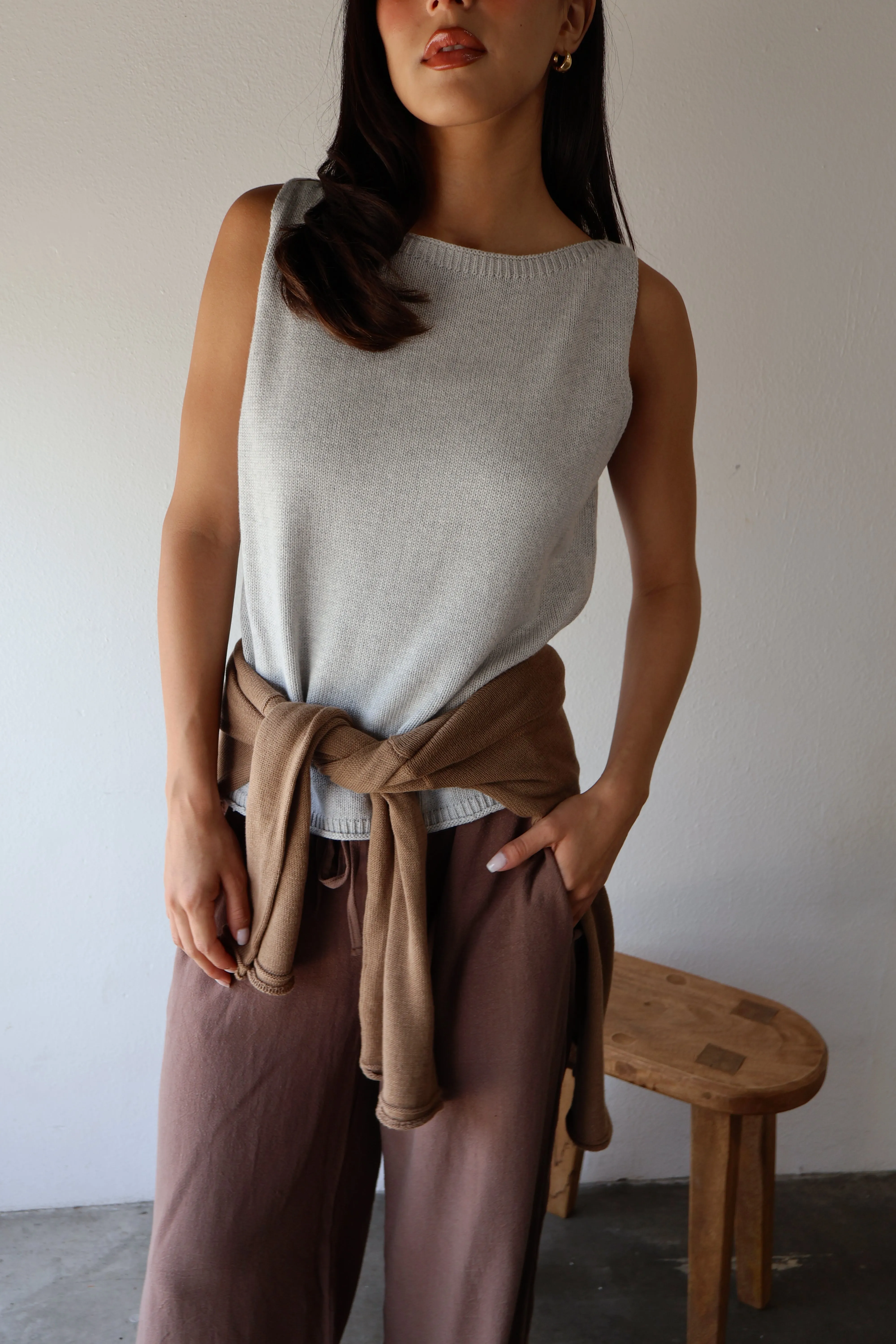 BOATNECK TANK // ASH sold by SOTE the Label product image thumbnail 4