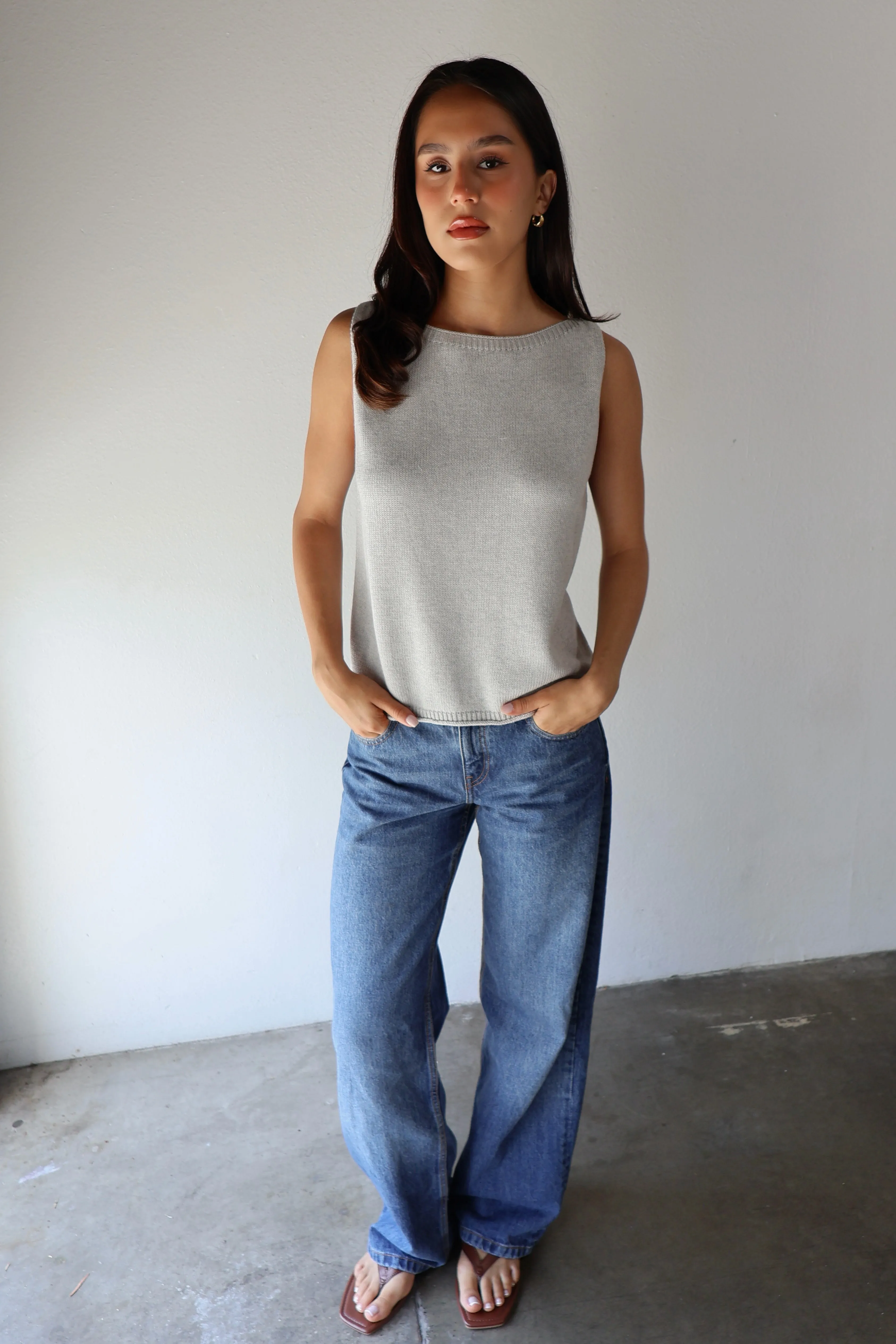 BOATNECK TANK // ASH sold by SOTE the Label product image thumbnail 2