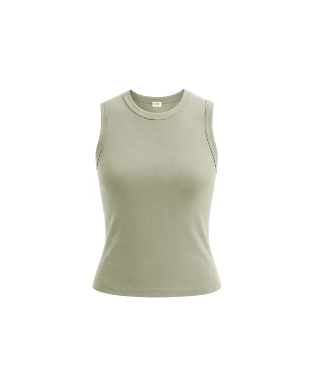 MUSCLE TANK // PISTACHIO made by SOTE the Label