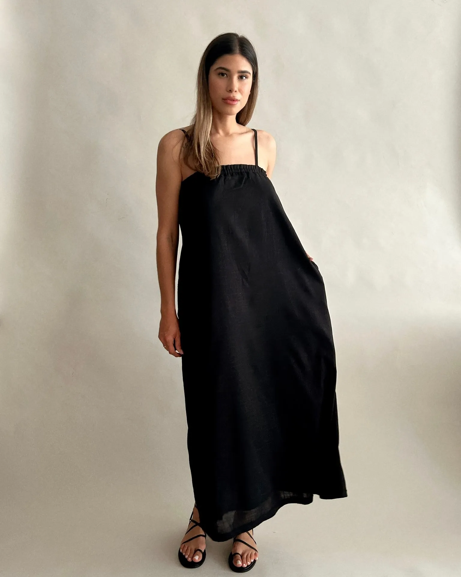Sol Dress // Onyx sold by SOTE the Label product image thumbnail 2