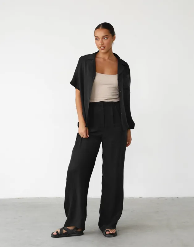 Amalie Shirt (Black) sold by Charcoal Clothing