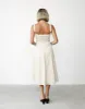 Kella Denim Maxi Dress (Beige) sold by Charcoal Clothing