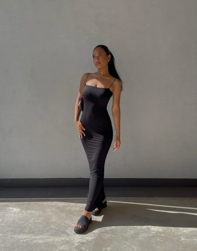 Tammy Maxi Dress (Black) sold by Charcoal Clothing