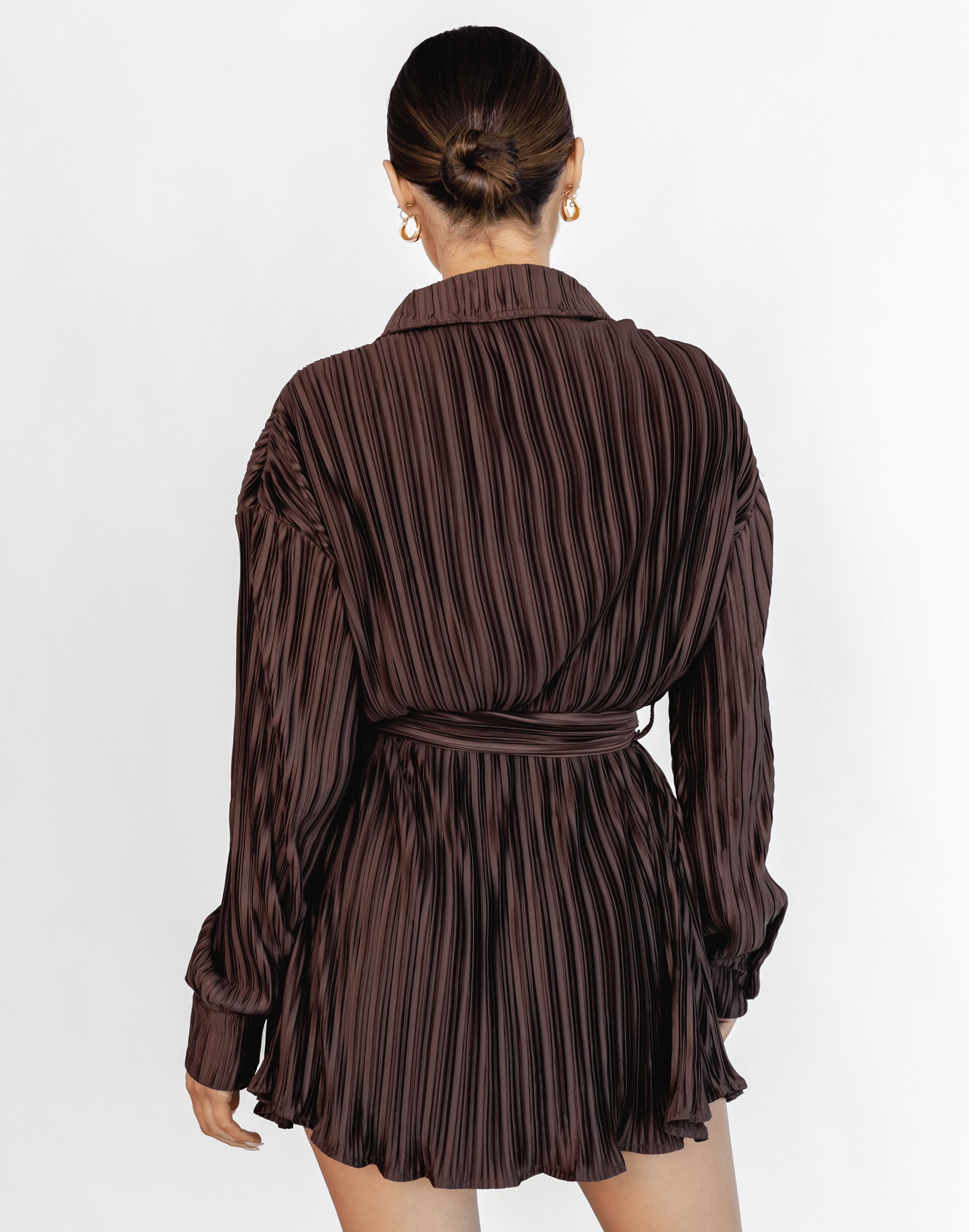 Heart Of Gold Mini Dress (Brown) sold by Charcoal Clothing product image thumbnail 4