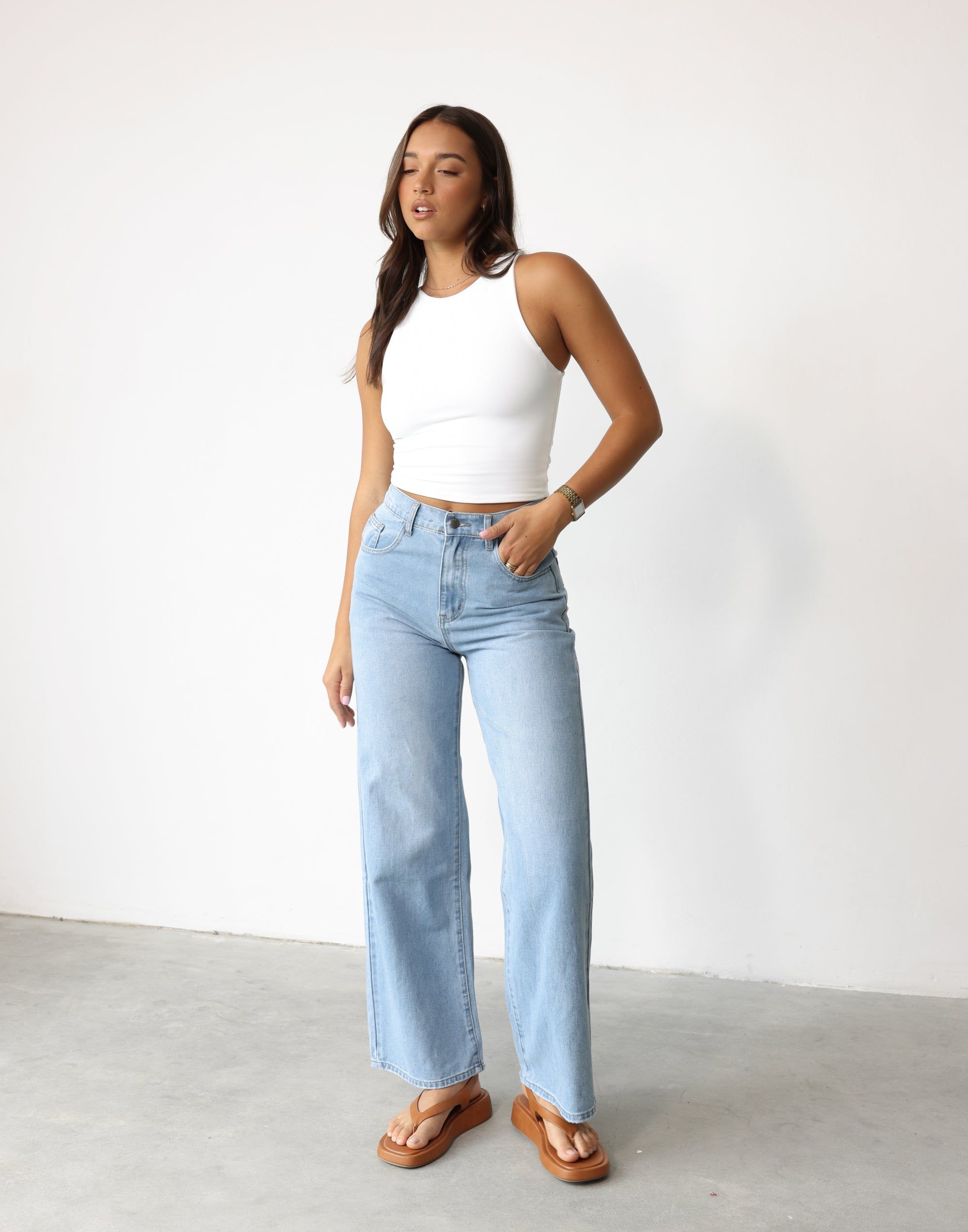 Tinah Jeans (Light Wash) sold by Charcoal Clothing product image thumbnail 4