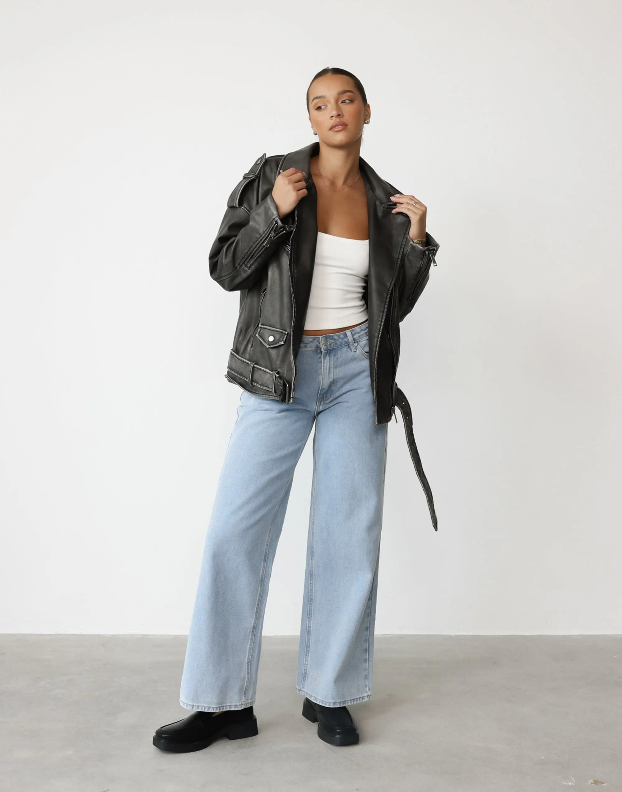 Ace Biker Jacket (Charcoal) - By Lioness sold by Charcoal Clothing product image thumbnail 5