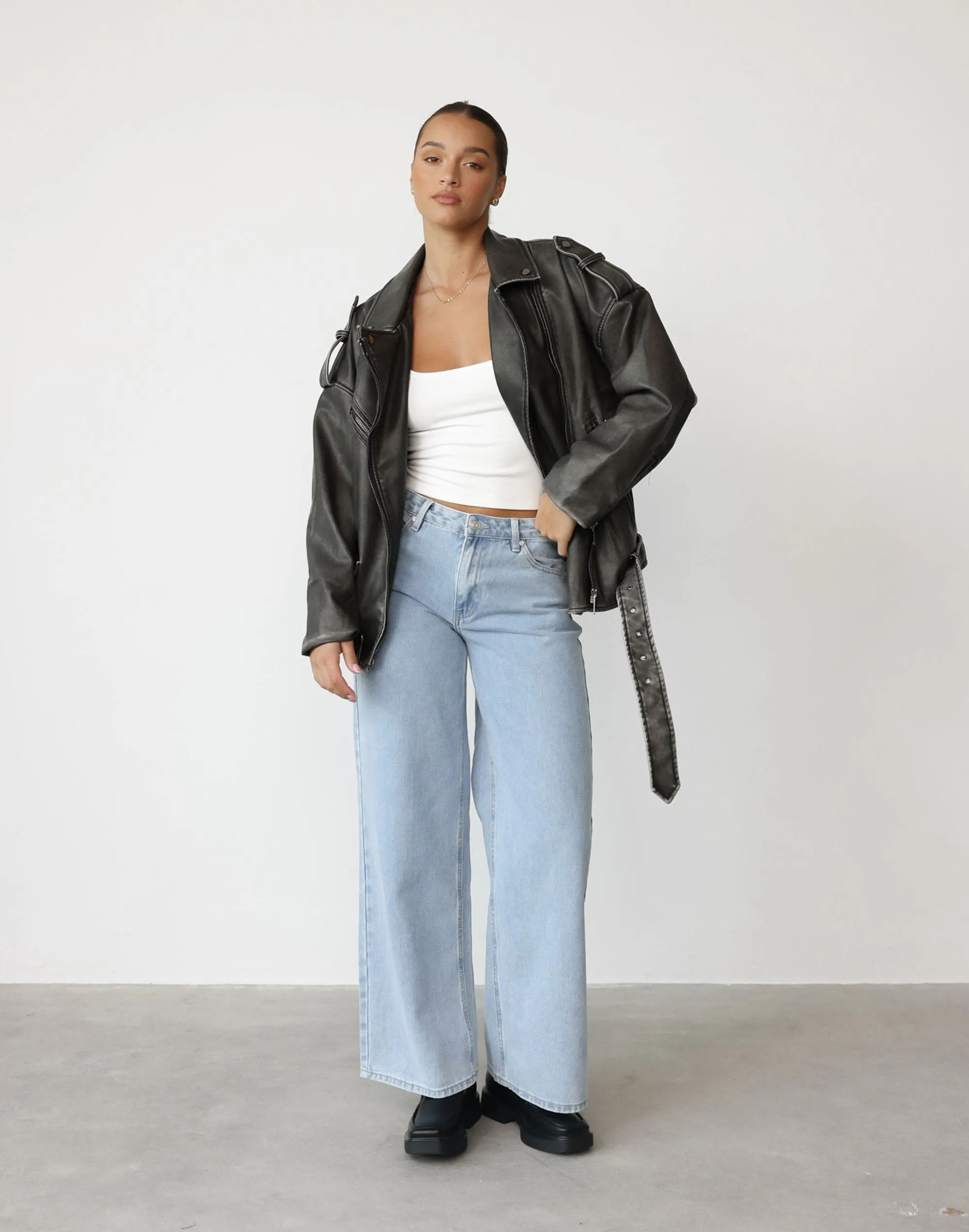 Ace Biker Jacket (Charcoal) - By Lioness sold by Charcoal Clothing product image thumbnail 2