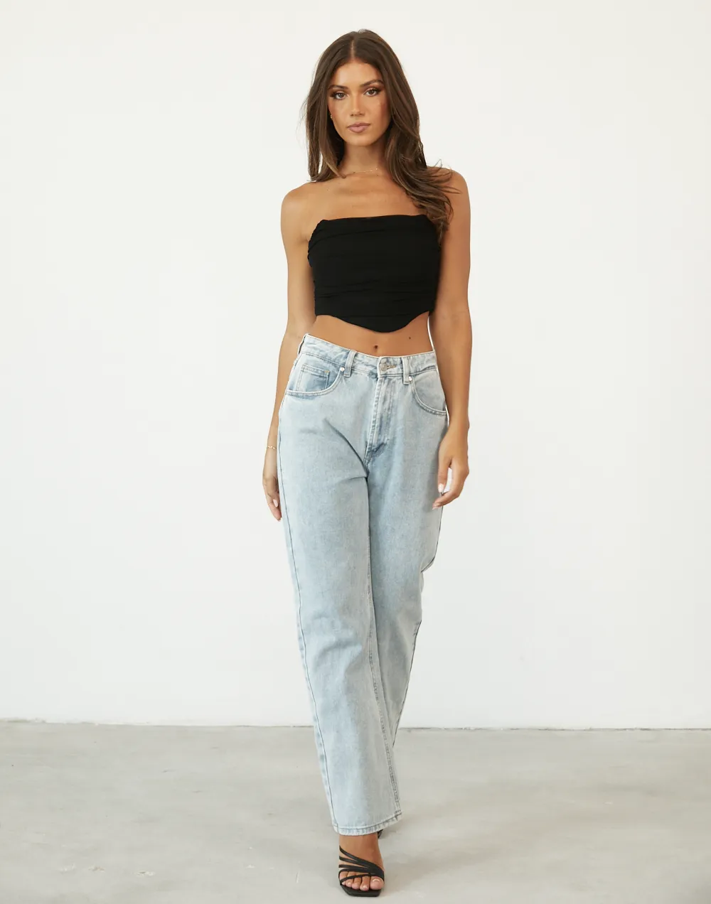 Payton Crop Top (Black) sold by Charcoal Clothing product image thumbnail 3