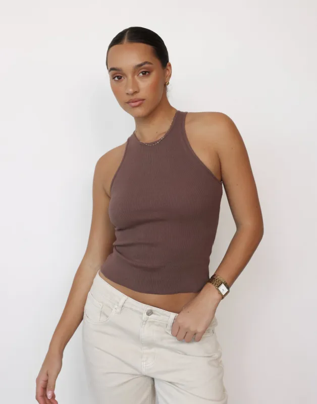 Braith Top (Cocoa) sold by Charcoal Clothing