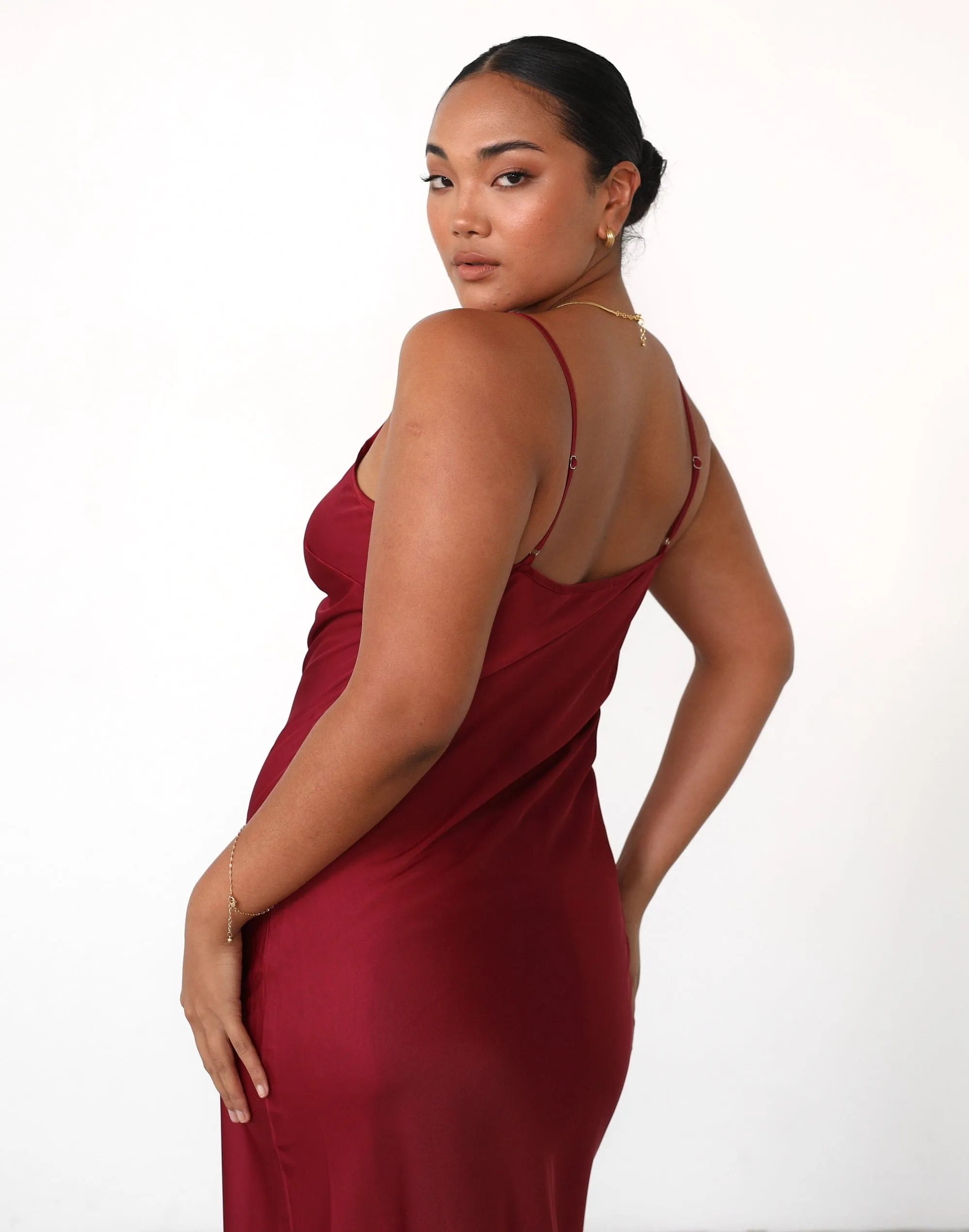 Martha Maxi Dress (Merlot) sold by Charcoal Clothing product image thumbnail 4