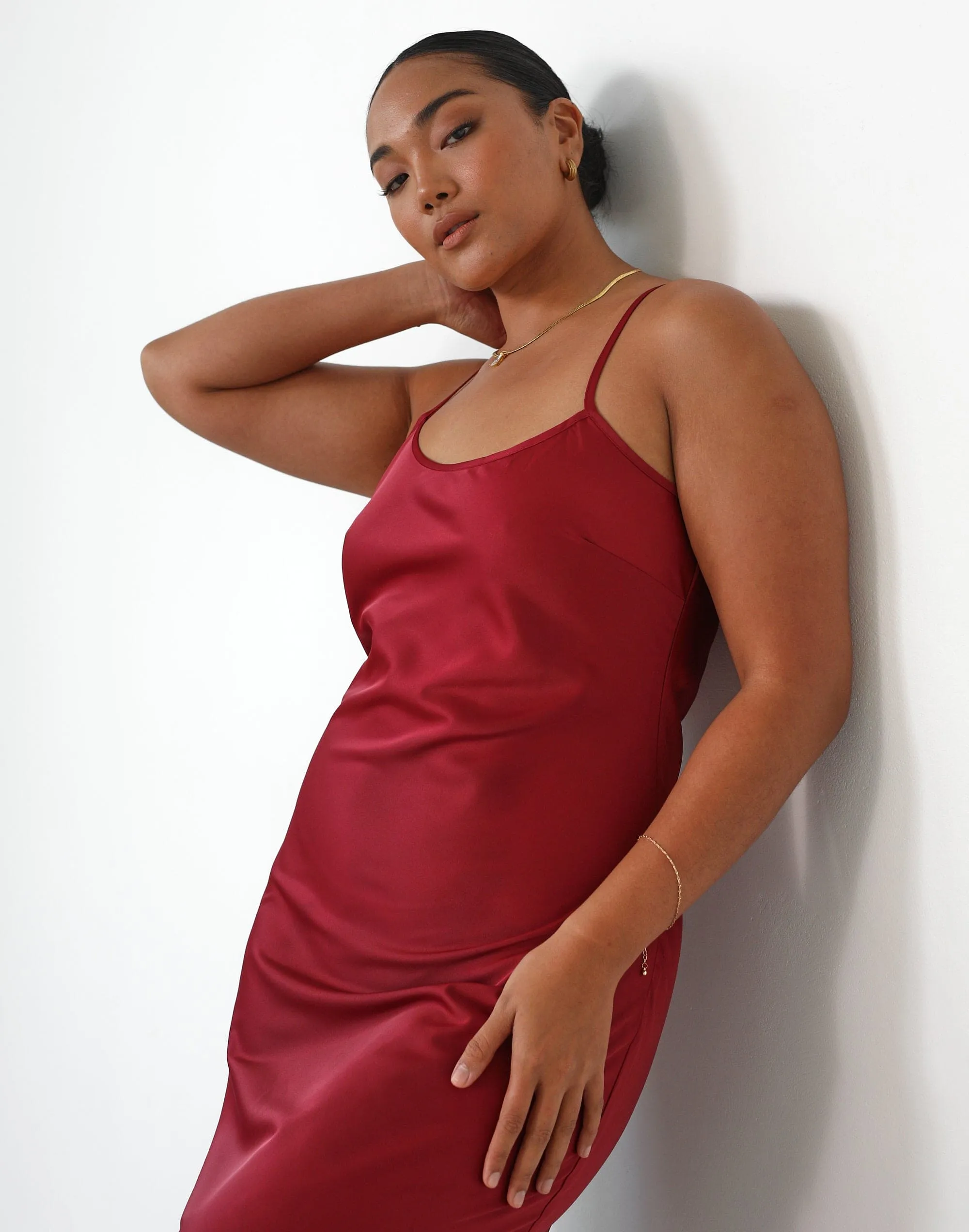 Martha Maxi Dress (Merlot) sold by Charcoal Clothing product image thumbnail 2