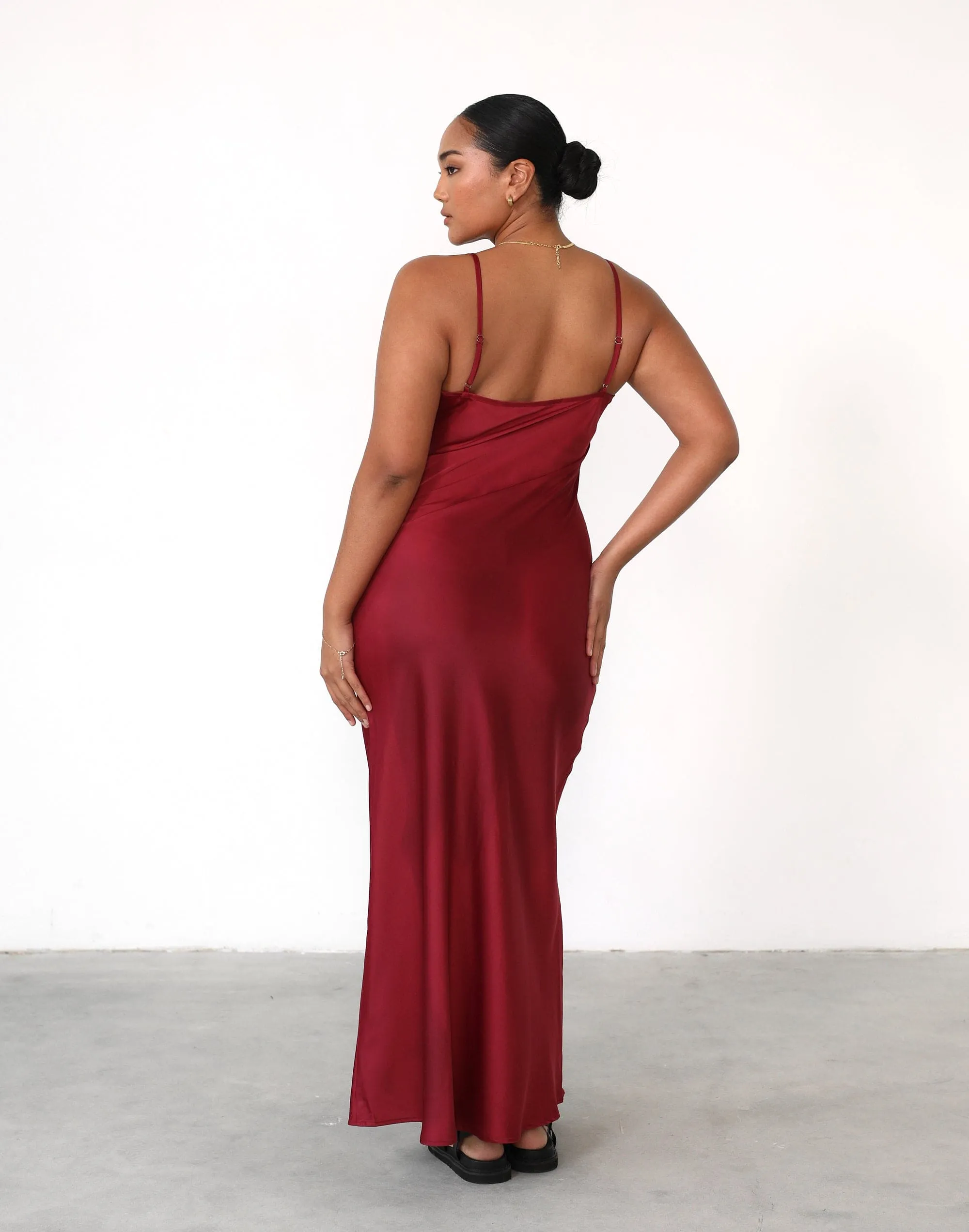 Martha Maxi Dress (Merlot) sold by Charcoal Clothing product image thumbnail 5