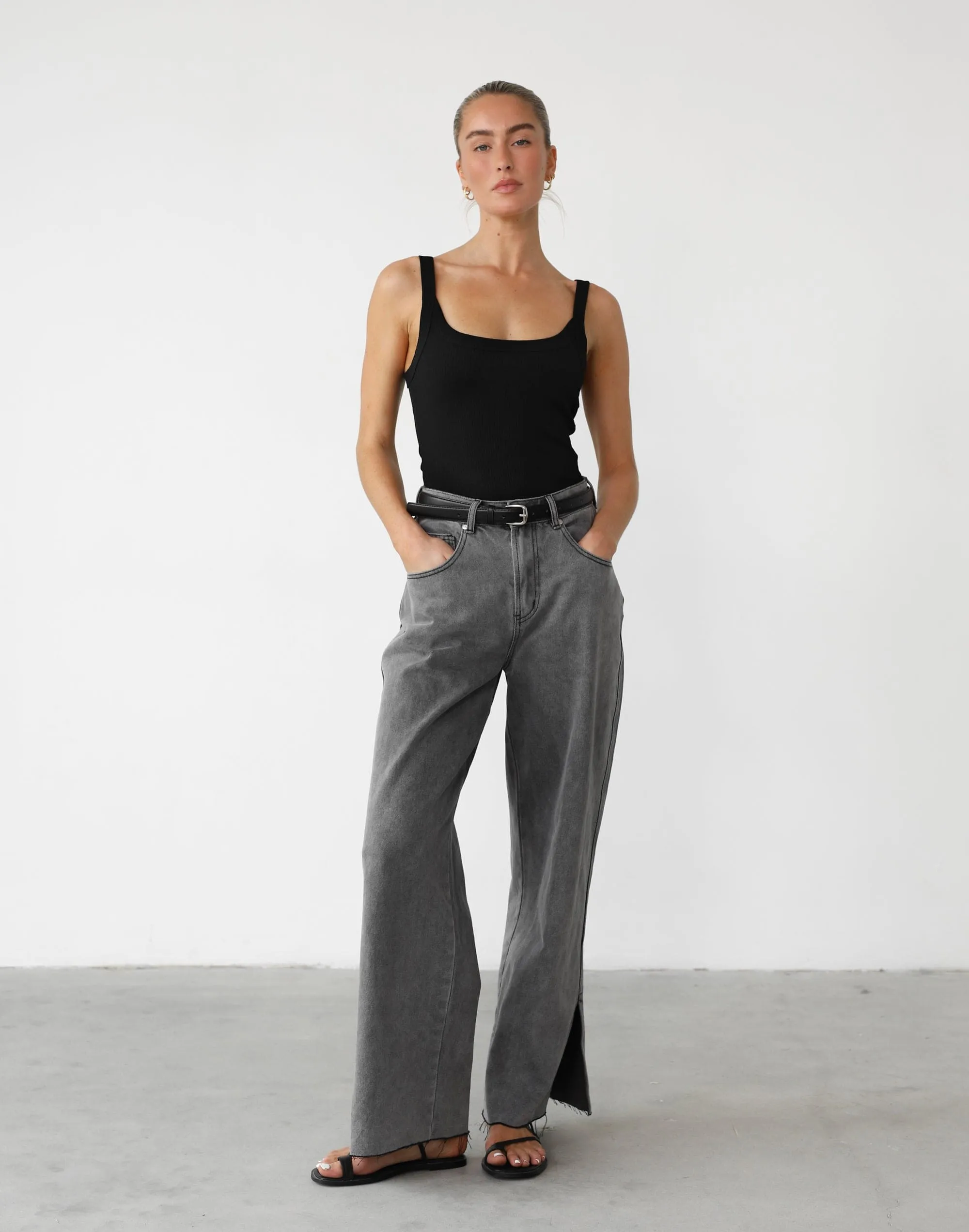 Skyler Tank Top (Black) sold by Charcoal Clothing product image thumbnail 2