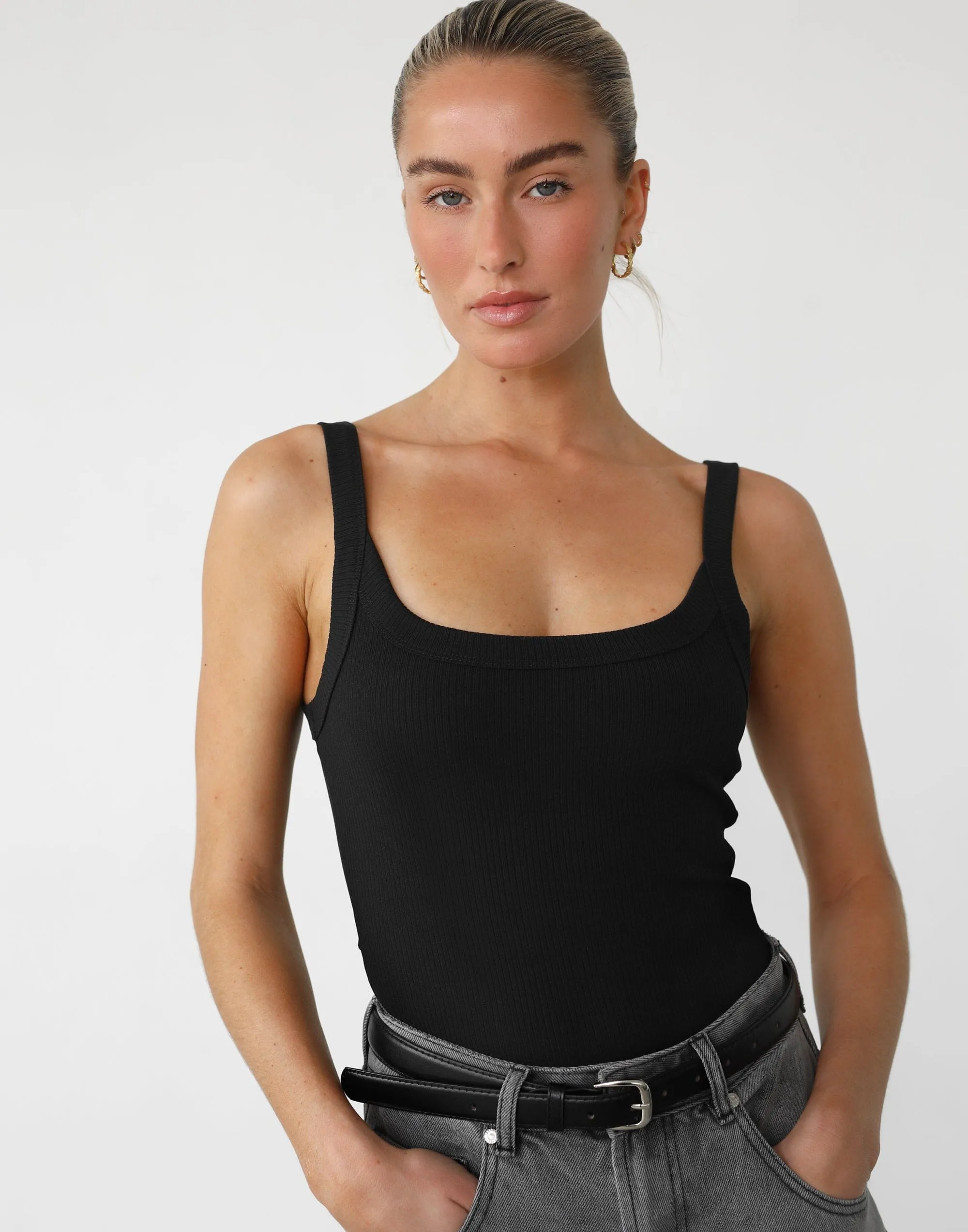 Skyler Tank Top (Black) sold by Charcoal Clothing