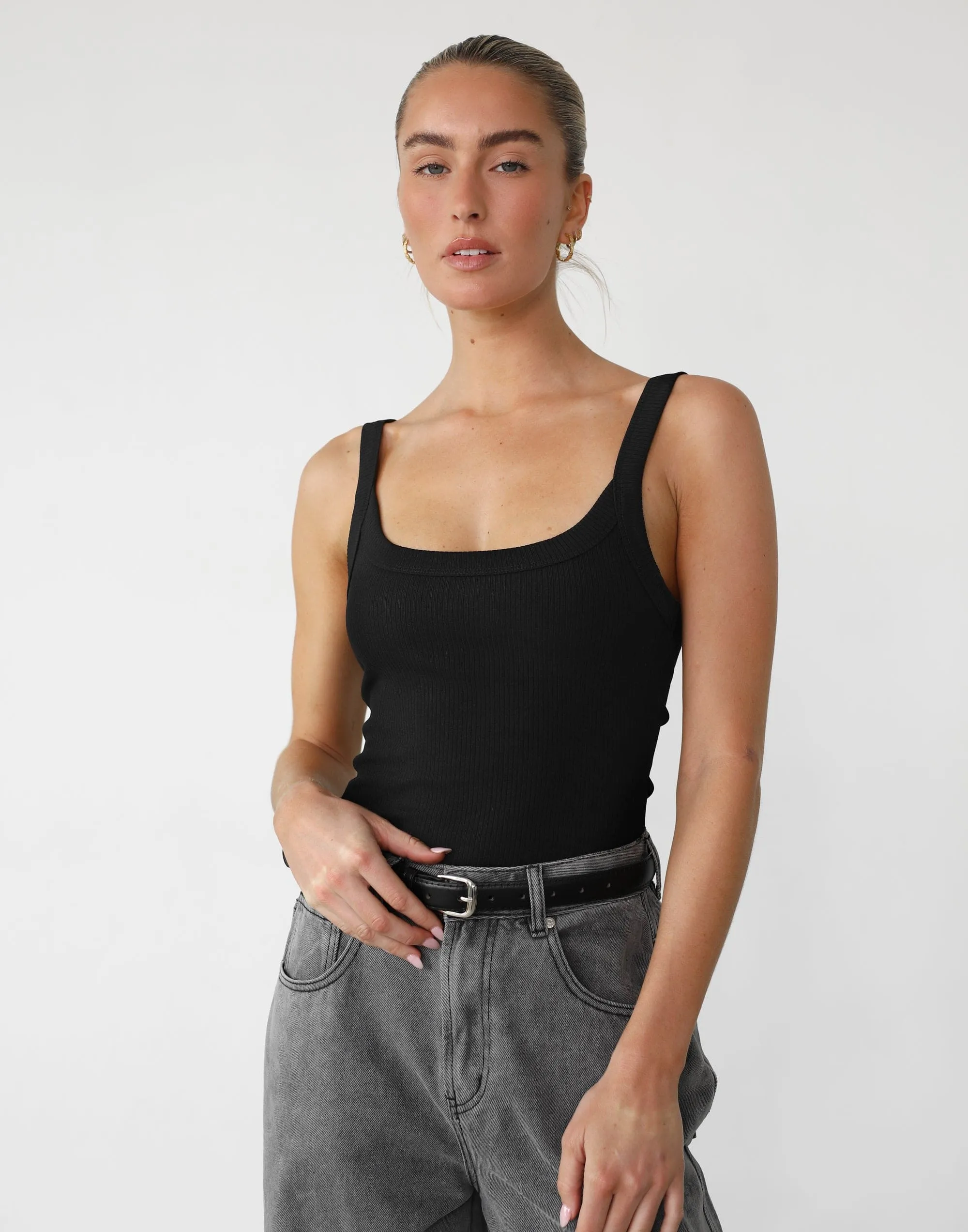 Skyler Tank Top (Black) sold by Charcoal Clothing product image thumbnail 4