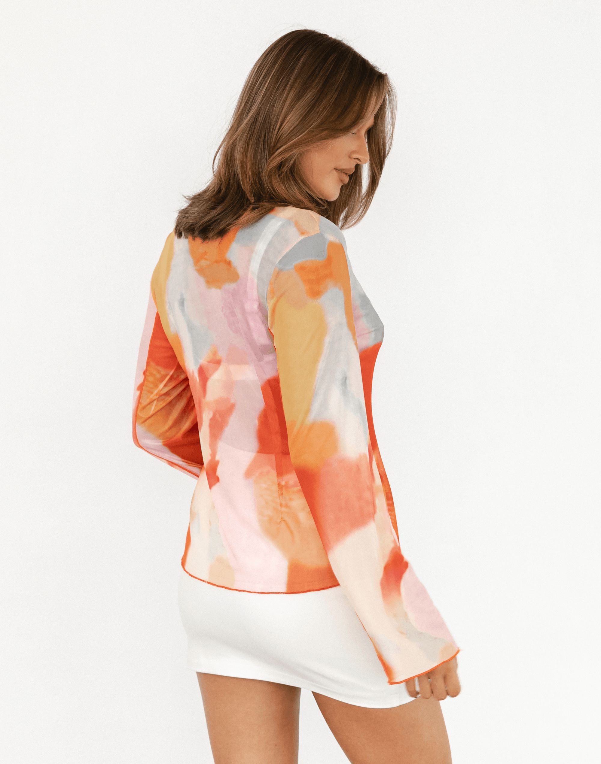 Alissa Mini Skirt (White) sold by Charcoal Clothing product image thumbnail 3