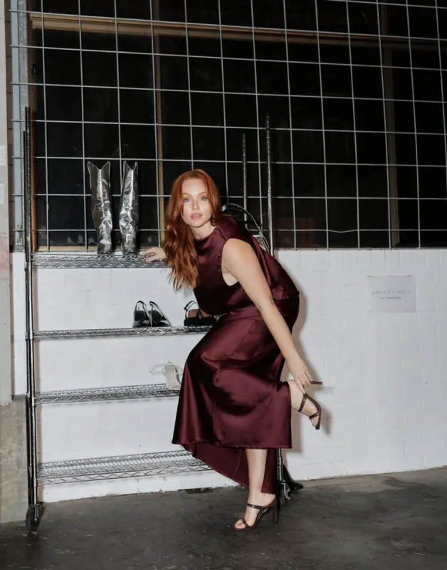 Sincerity Crop Top (Plum) sold by Charcoal Clothing