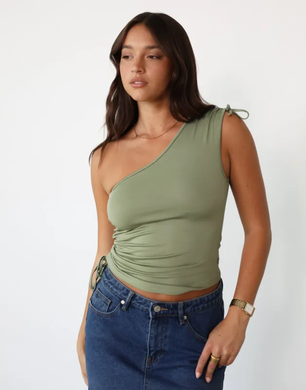Ara Top (Green) sold by Charcoal Clothing