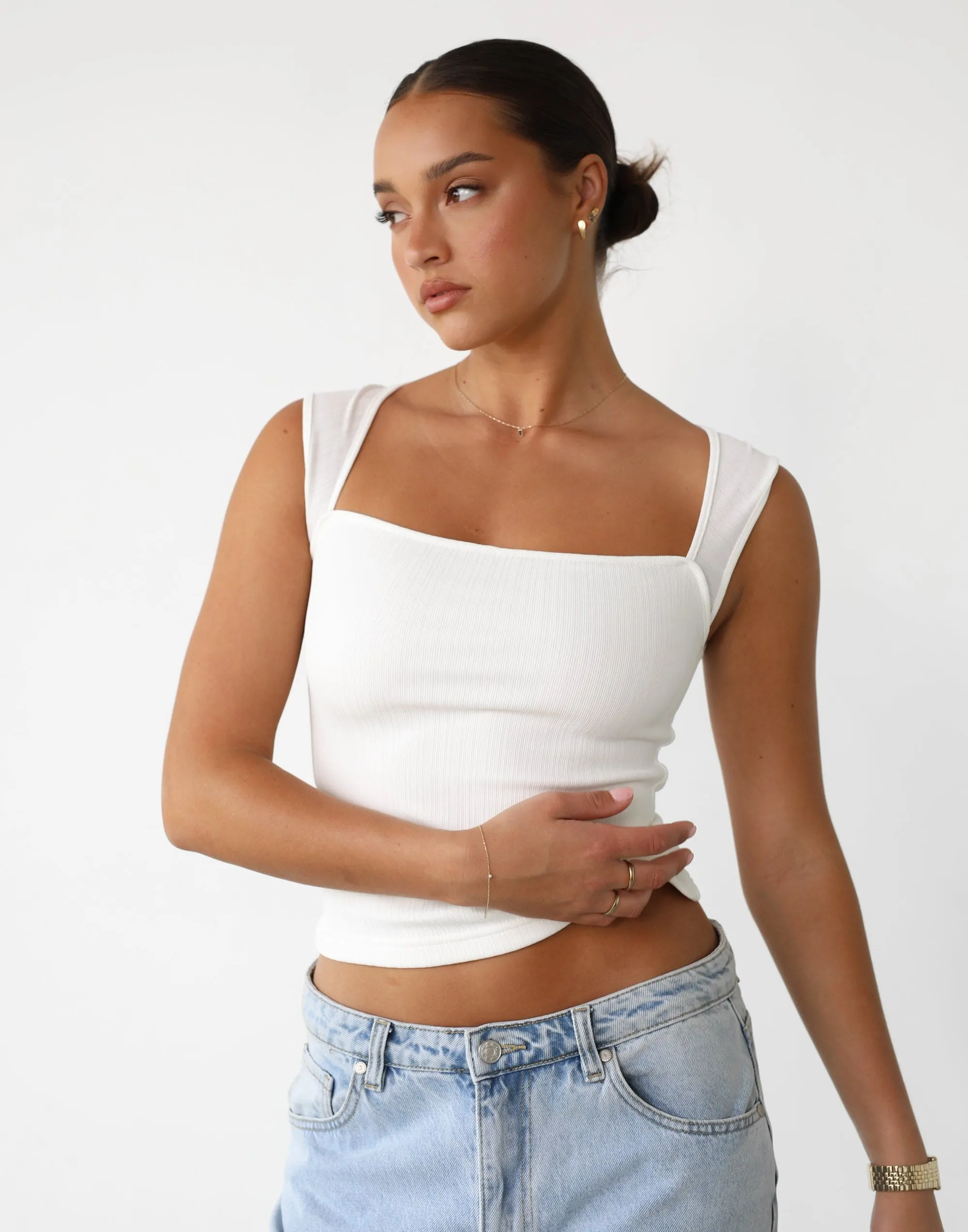 Avi Top (White) sold by Charcoal Clothing product image thumbnail 3