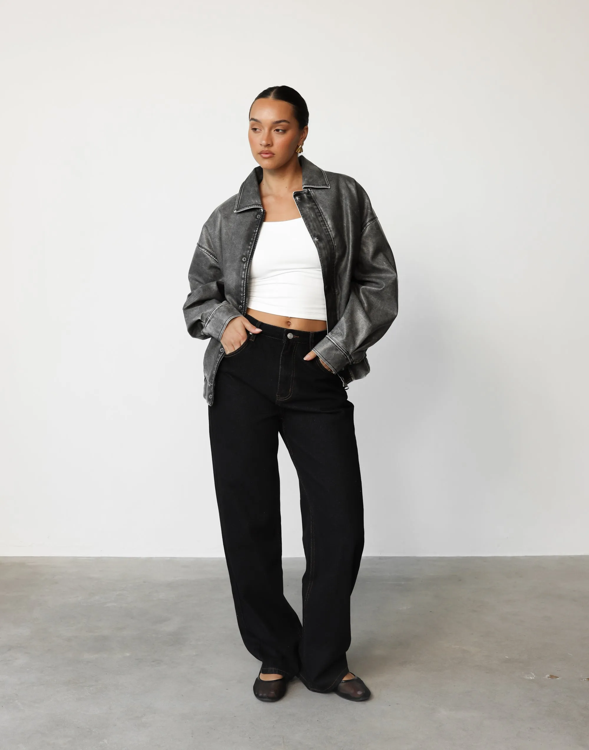 Kenny Bomber (Slate) - By Lioness sold by Charcoal Clothing